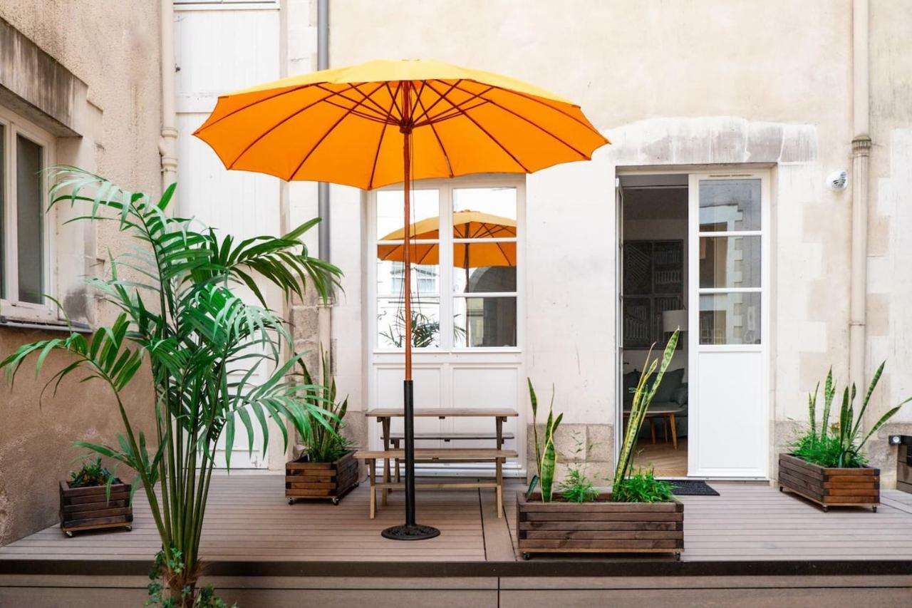 Hypercentre Appart 2 A 4 Pers, Calme & Cosy Avec Terrasse Privee Nantes Exterior foto