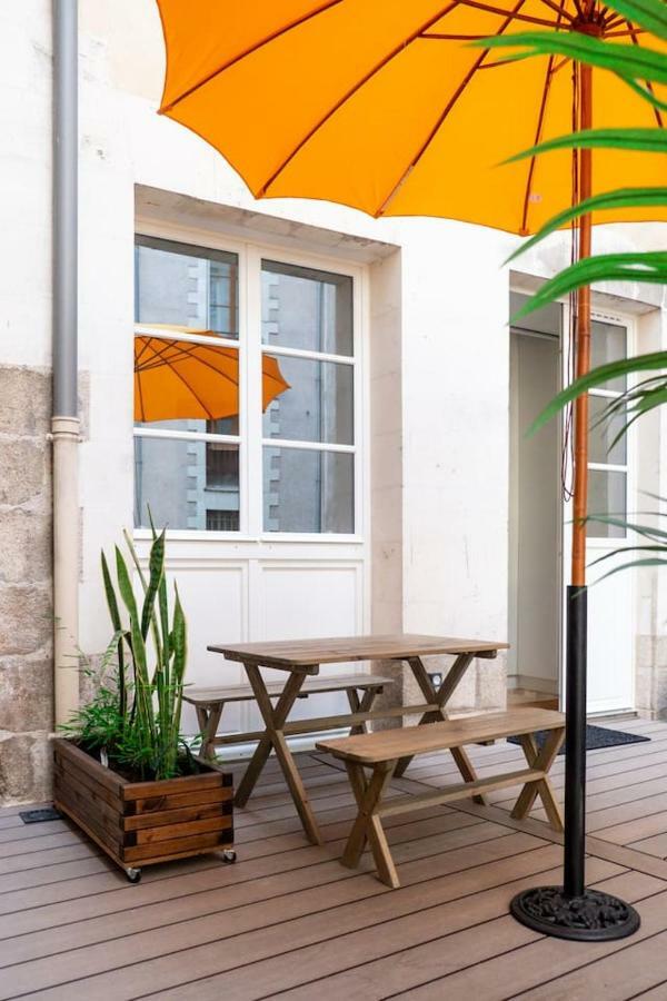 Hypercentre Appart 2 A 4 Pers, Calme & Cosy Avec Terrasse Privee Nantes Exterior foto
